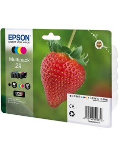 Epson Strawberry 29 CMYK cartuccia d'inchiostro 1 pz Originale Resa standard Nero, Ciano, Magenta, Giallo 2