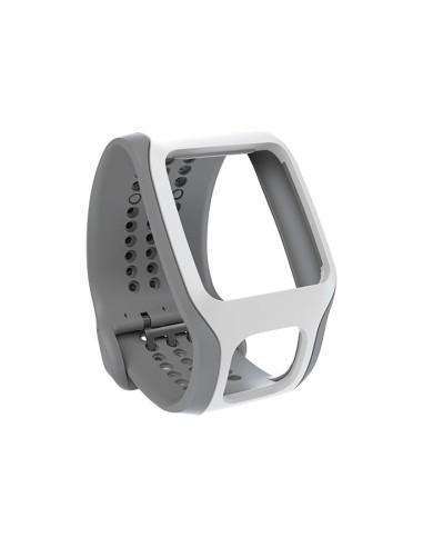 TomTom Cinturino regolabile - Cardio (Grigio Bianco)