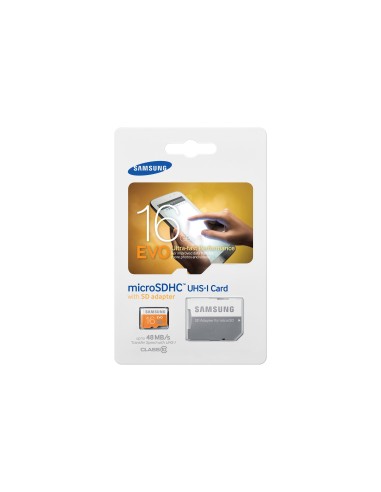 Samsung 16GB, MicroSDHC EVO UHS Classe 10