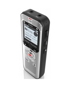 Philips Voice Tracer 2000 Memoria interna e scheda di memoria Nero, Argento
