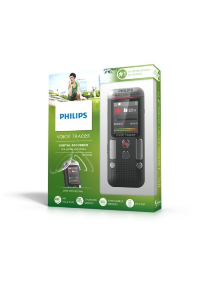 Philips Voice Tracer 2500 Flash card Nero