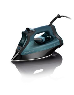 Rowenta DW7110 ferro da stiro Ferro da stiro a secco e a vapore Acciaio inossidabile 2700 W Nero, Blu