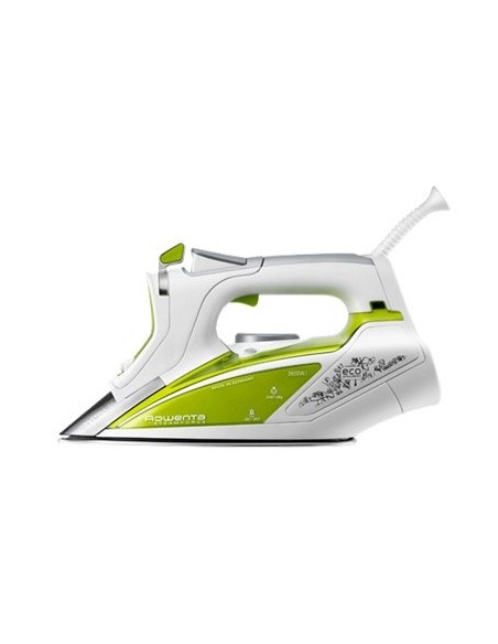 Rowenta DW9210 ferro da stiro Ferro a vapore Acciaio inossidabile 2600 W Verde, Bianco