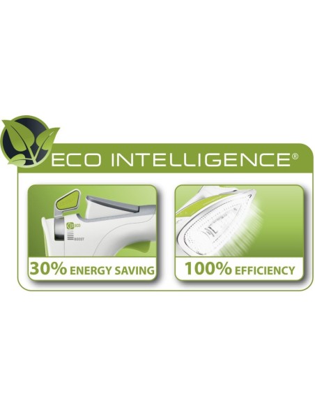 Rowenta DW9210 ferro da stiro Ferro a vapore Acciaio inossidabile 2600 W Verde, Bianco
