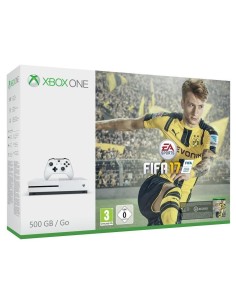 Microsoft 500GB Xbox One S + FIFA 17 Wi-Fi Bianco