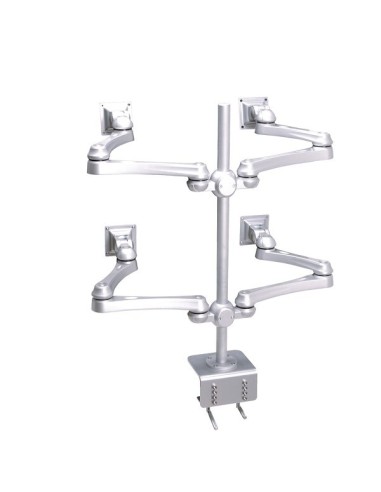 Neomounts by Newstar FPMA-D930D-4 supporto da tavolo per Tv a schermo piatto 61 cm (24") Argento