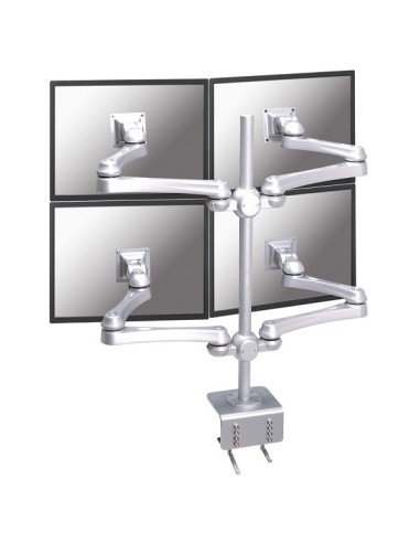 Neomounts by Newstar FPMA-D930D-4 supporto da tavolo per Tv a schermo piatto 61 cm (24") Argento