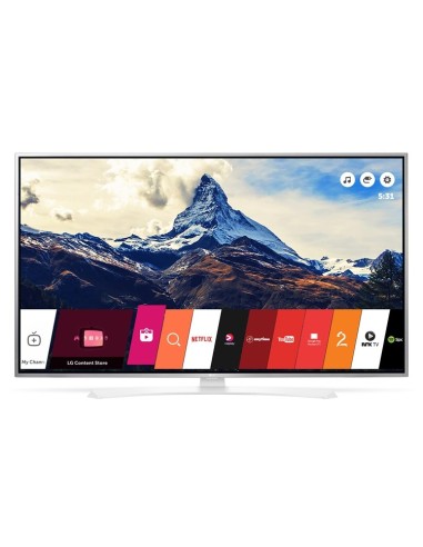 LG 43UH664V TV 109,2 cm (43") 4K Ultra HD Smart TV Wi-Fi Metallico, Bianco