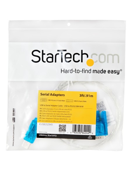 StarTech.com Cavo adattatore seriale USB a RS-232 DB9 90 cm - M M