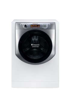 Hotpoint AQ114D 69D IT lavatrice Caricamento frontale 11 kg 1600 Giri min Nero, Argento, Bianco