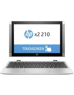 HP x2 210 Ibrido (2 in 1) 25,6 cm (10.1") Touch screen Intel Atom® 4 GB LPDDR3-SDRAM 64 GB Flash Windows 10 Pro Argento