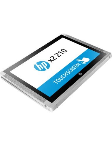 HP x2 210 Ibrido (2 in 1) 25,6 cm (10.1") Touch screen Intel Atom® 4 GB LPDDR3-SDRAM 64 GB Flash Windows 10 Pro Argento