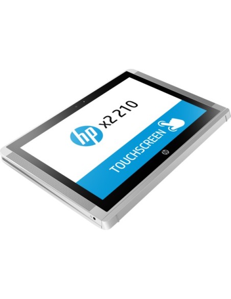 HP x2 210 Ibrido (2 in 1) 25,6 cm (10.1") Touch screen Intel Atom® 4 GB LPDDR3-SDRAM 64 GB Flash Windows 10 Pro Argento