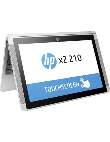 HP x2 210 Ibrido (2 in 1) 25,6 cm (10.1") Touch screen Intel Atom® 4 GB LPDDR3-SDRAM 64 GB Flash Windows 10 Pro Argento