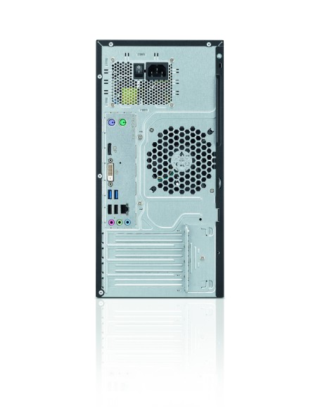 Fujitsu ESPRIMO P556 DDR4-SDRAM i3-6100 Micro Tower Intel® Core™ i3 4 GB 500 GB HDD Windows 7 Professional PC Nero, Rosso