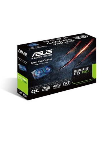ASUS GTX750TI-OC-2GD5 NVIDIA GeForce GTX 750 Ti 2 GB GDDR5