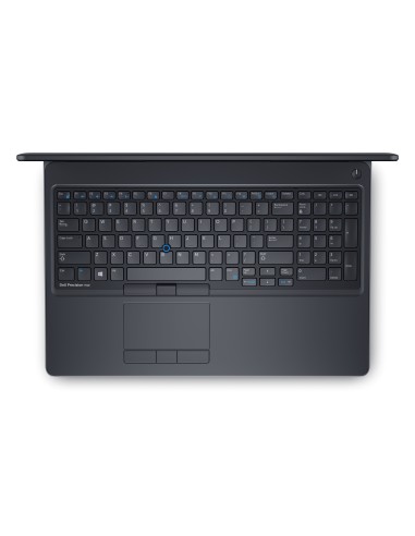 DELL Precision 7510 Workstation mobile 39,6 cm (15.6") Touch screen Full HD Intel® Xeon® E3 v5 16 GB DDR4-SDRAM 256 GB SSD
