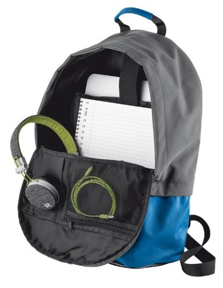 Trust 20102 zaino Nero, Blu