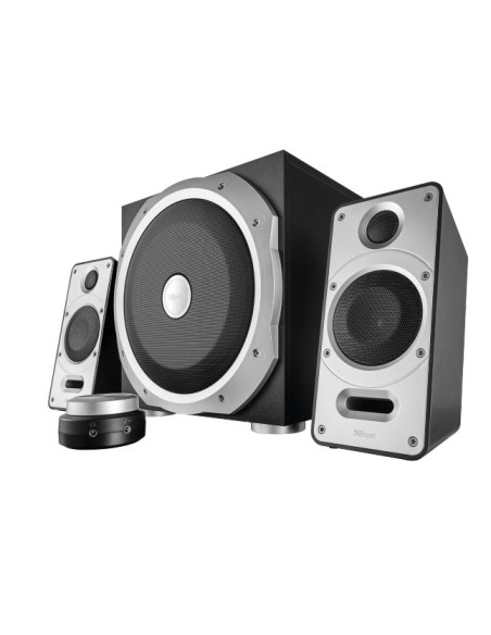 Trust Byron 2.1 60 W Nero, Argento 2.1 canali