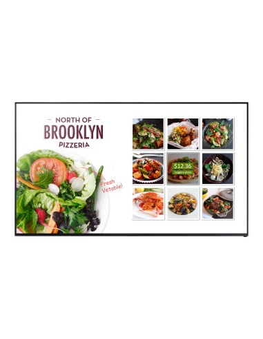 Samsung RH55E visualizzatore di messaggi Pannello piatto per segnaletica digitale 139,7 cm (55") LED 350 cd m² Full HD Nero