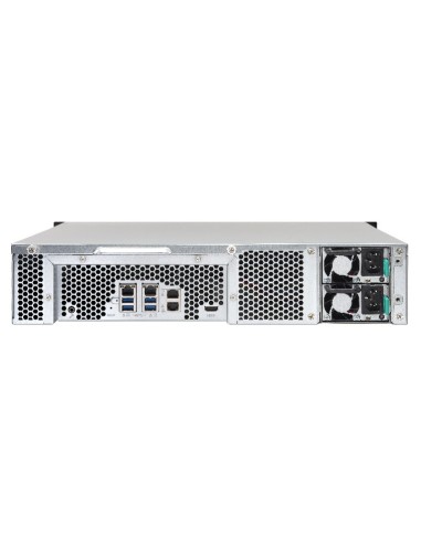 QNAP TS-853U-RP server NAS e di archiviazione Armadio (2U) Collegamento ethernet LAN Nero, Grigio