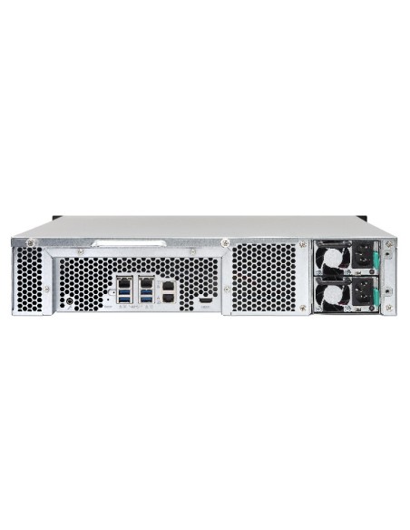 QNAP TS-853U-RP server NAS e di archiviazione Armadio (2U) Collegamento ethernet LAN Nero, Grigio