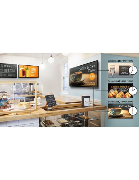 Samsung DC32E-M Pannello piatto per segnaletica digitale 81,3 cm (32") LED 400 cd m² Full HD Nero 24 7