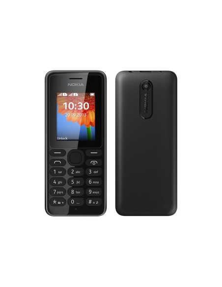 Microsoft Nokia 108 Dual SIM 4,57 cm (1.8") 70,2 g Nero Telefono cellulare basico