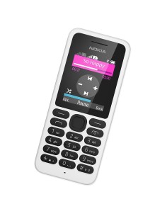 Microsoft Nokia 130 Dual SIM 4,57 cm (1.8") 67,9 g Bianco Telefono cellulare basico