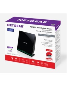 NETGEAR D6100 router wireless Gigabit Ethernet Dual-band (2.4 GHz 5 GHz) 4G Nero 2