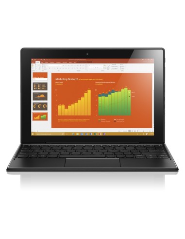 Lenovo IdeaPad Miix 310-10ICR 64 GB 25,6 cm (10.1") Intel Atom® 2 GB Wi-Fi 4 (802.11n) Windows 10 Home Nero, Argento