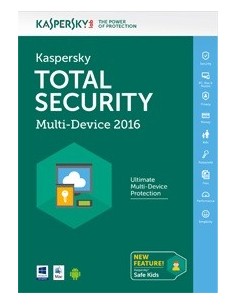 Kaspersky Lab Total Security Multi-Device 2016 ITA Licenza base 1 licenza e 1 anno i