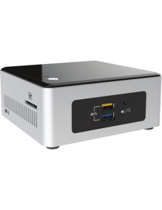 Intel NUC BOXNUC5PGYH0AJ PC DDR3L-SDRAM N3700 Mini PCI Intel Pentium N 2 GB 32 GB Flash Windows 10 Mini PC Nero, Argento
