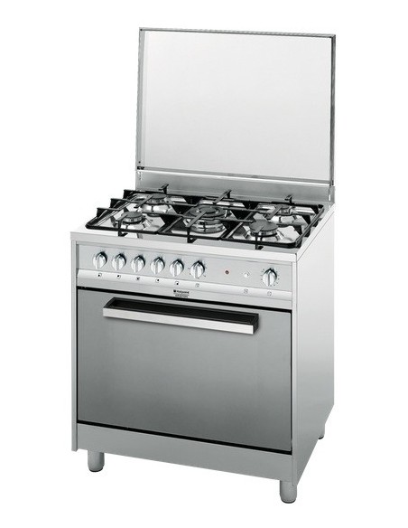 Hotpoint CP87SG1  HA S Cucina Gas Acciaio inossidabile