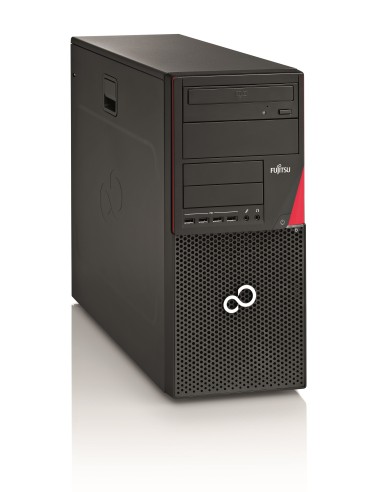 Fujitsu ESPRIMO P956 DDR4-SDRAM i7-6700 Intel® Core™ i7 8 GB 256 GB SSD Windows 7 Professional PC Nero, Rosso