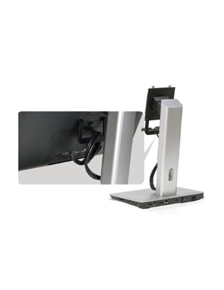 DELL 452-BBKE supporto da tavolo per Tv a schermo piatto Nero, Argento