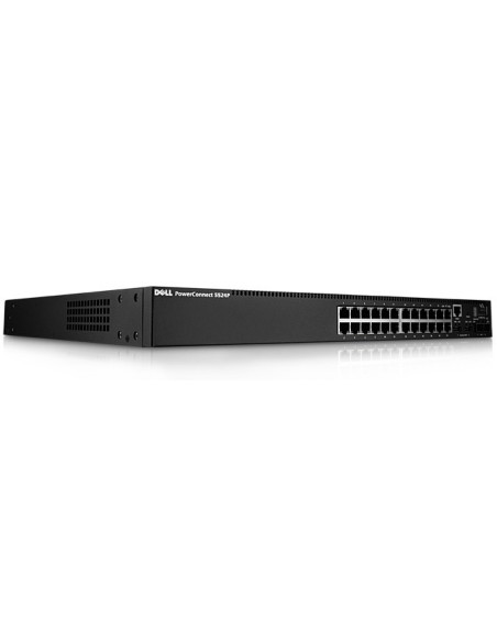 DELL PowerConnect 5524P Gestito L2 Gigabit Ethernet (10 100 1000) Supporto Power over Ethernet (PoE) 1U Nero
