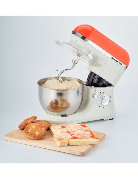 Ariete Gourmet Color robot da cucina 1000 W 4 L Arancione, Bianco