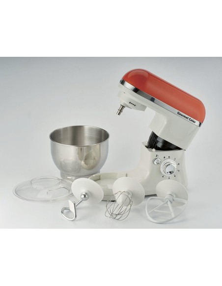 Ariete Gourmet Color robot da cucina 1000 W 4 L Arancione, Bianco