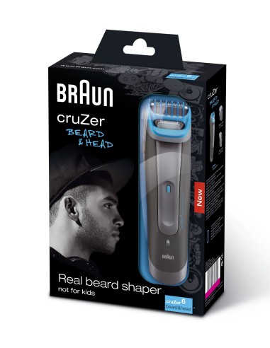 Braun cruZer 6 beard&head Grigio