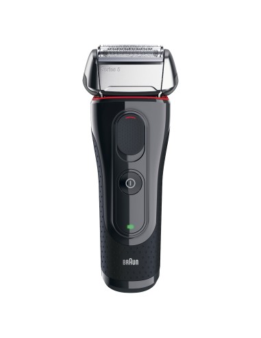 Braun Series 5-5070cc Rasoio Trimmer Nero, Rosso