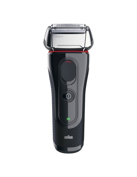Braun Series 5-5070cc Rasoio Trimmer Nero, Rosso