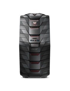 Acer Predator G6-710 DDR4-SDRAM i7-6700K Desktop Intel® Core™ i7 12 GB 2128 GB HDD+SSD Windows 10 Home PC Nero, Grigio