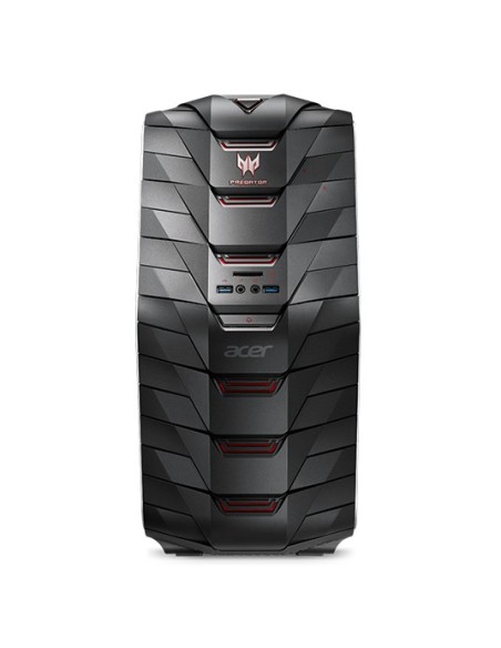 Acer Predator G6-710 DDR4-SDRAM i7-6700K Desktop Intel® Core™ i7 12 GB 2128 GB HDD+SSD Windows 10 Home PC Nero, Grigio