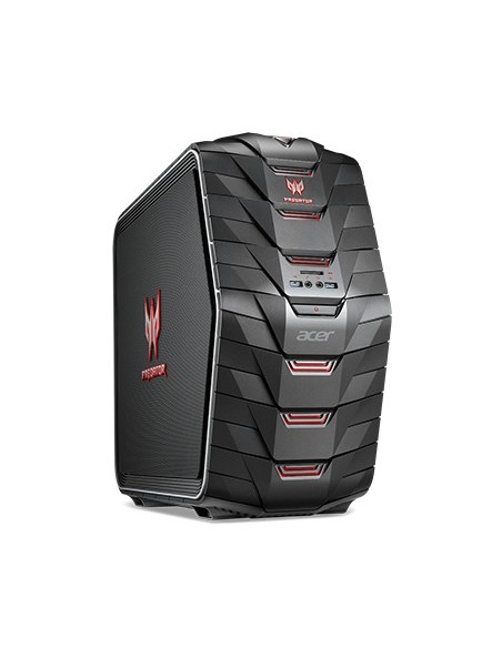 Acer Predator G6-710 DDR4-SDRAM i7-6700K Desktop Intel® Core™ i7 12 GB 2128 GB HDD+SSD Windows 10 Home PC Nero, Grigio