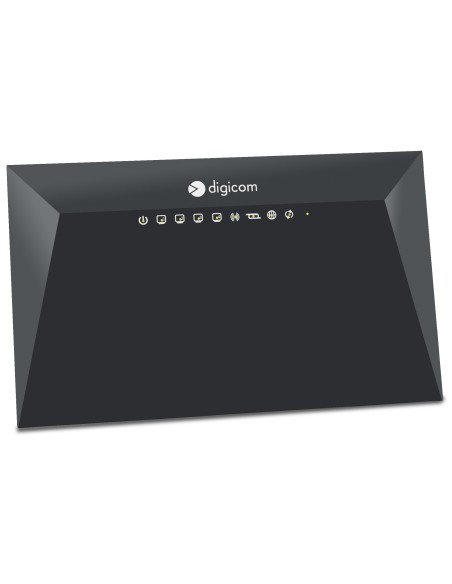 Digicom RVW300-K01 router wireless Fast Ethernet Banda singola (2.4 GHz) 4G Nero