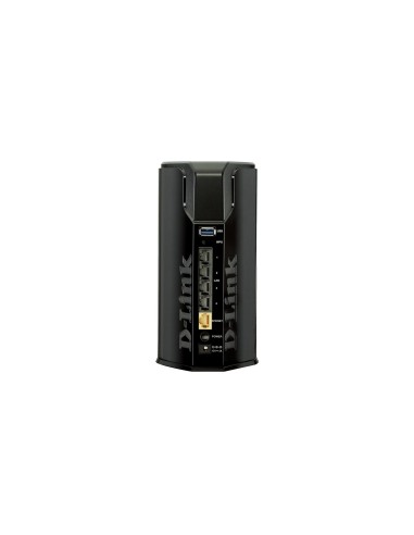 D-Link AC1200 router wireless Gigabit Ethernet Dual-band (2.4 GHz 5 GHz) 4G Nero
