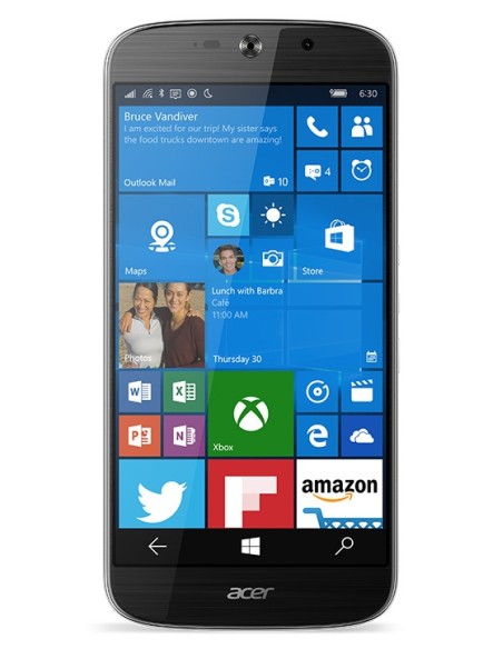 Acer Liquid Jade Primo + Docking Station 14 cm (5.5") Doppia SIM Windows 10 Mobile 4G USB tipo-C 3 GB 32 GB 2870 mAh Nero