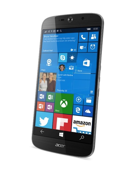 Acer Liquid Jade Primo + Docking Station 14 cm (5.5") Doppia SIM Windows 10 Mobile 4G USB tipo-C 3 GB 32 GB 2870 mAh Nero