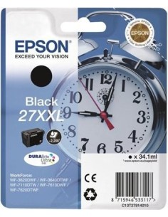 Epson Alarm clock 27XXL DURABrite Ultra cartuccia d'inchiostro 1 pz Originale Nero